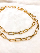 Load image into Gallery viewer, Layered Paperclip Chain Necklace
