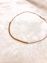 Load image into Gallery viewer, Rose Gold Bead Line Necklace
