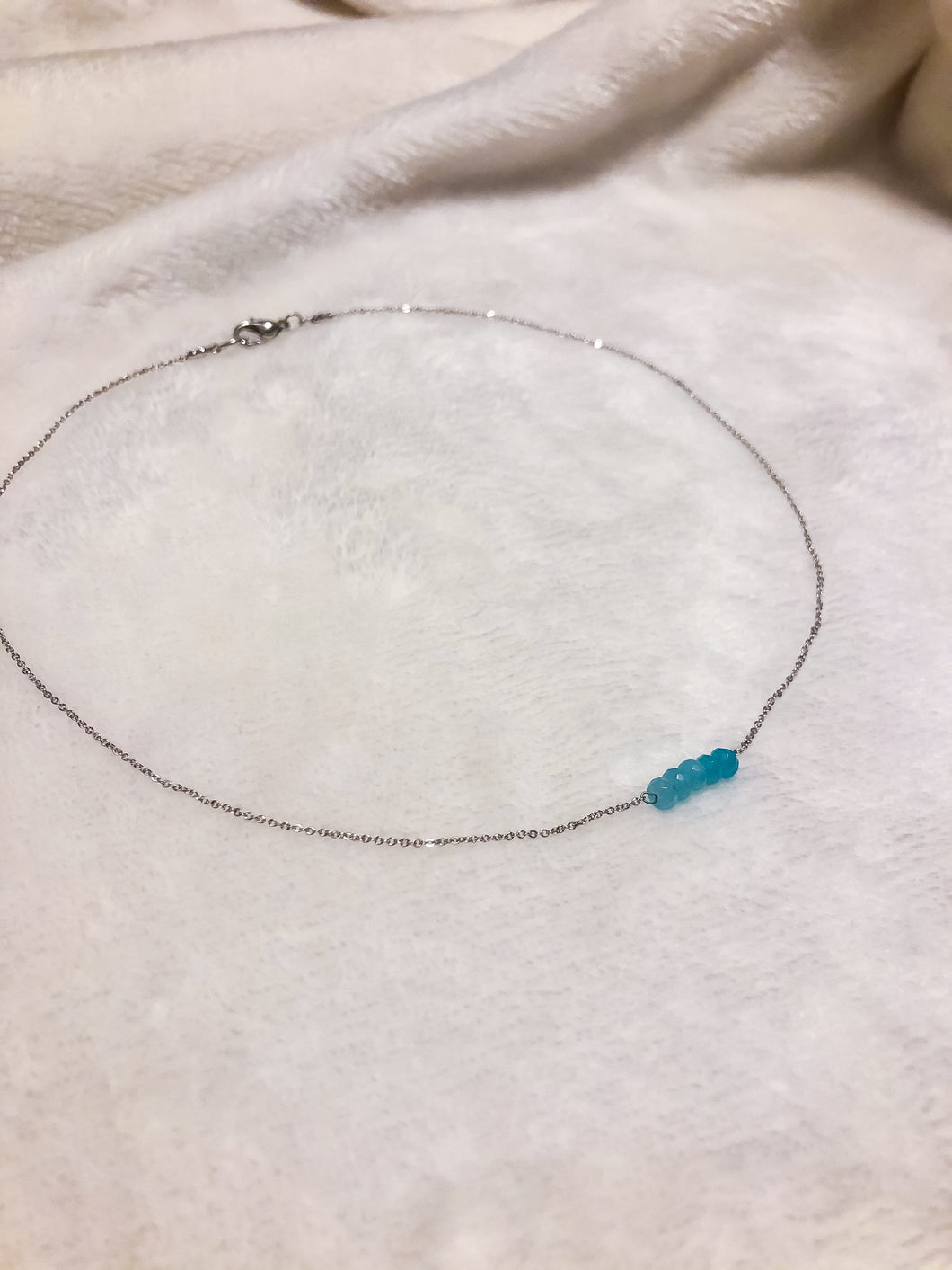 Ocean Blue Jade Necklace