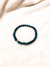 Load image into Gallery viewer, Men&#39;s Green/Blue Chrysocolla Bracelet
