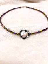 Load image into Gallery viewer, Rainbow Hematite &amp; Pearl Necklace
