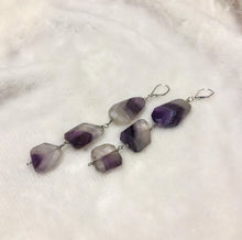 Load image into Gallery viewer, Amethyst Drop Earrings
