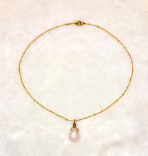 Load image into Gallery viewer, Rose Quartz Satellite Necklace
