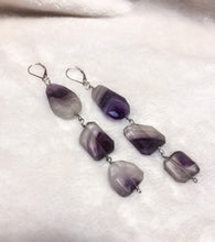 Load image into Gallery viewer, Amethyst Drop Earrings
