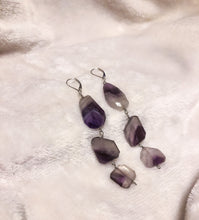 Load image into Gallery viewer, Amethyst Drop Earrings
