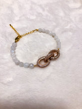 Load image into Gallery viewer, Cable &amp; Moonstone Bracelet
