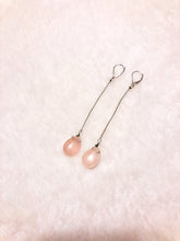 Load image into Gallery viewer, Rose Quartz Drop Earrings
