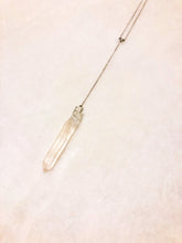 Load image into Gallery viewer, Crystal Quartz Y Necklace
