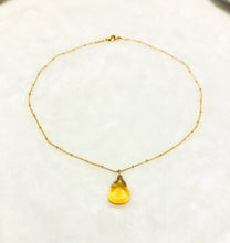 Load image into Gallery viewer, Gold Quartz Satellite Necklace
