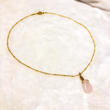 Load image into Gallery viewer, Rose Quartz Satellite Necklace
