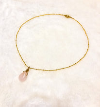 Load image into Gallery viewer, Rose Quartz Satellite Necklace
