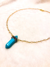 Load image into Gallery viewer, Turquoise Crystal &amp; Moonstone Necklace
