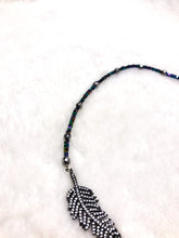 Load image into Gallery viewer, Rainbow Hematite Feather Choker
