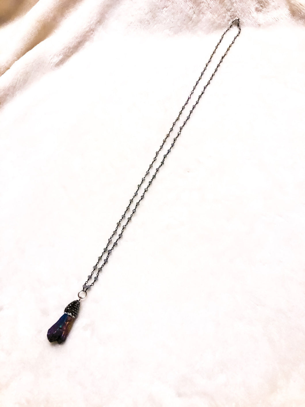 Hematite Pendant Necklace